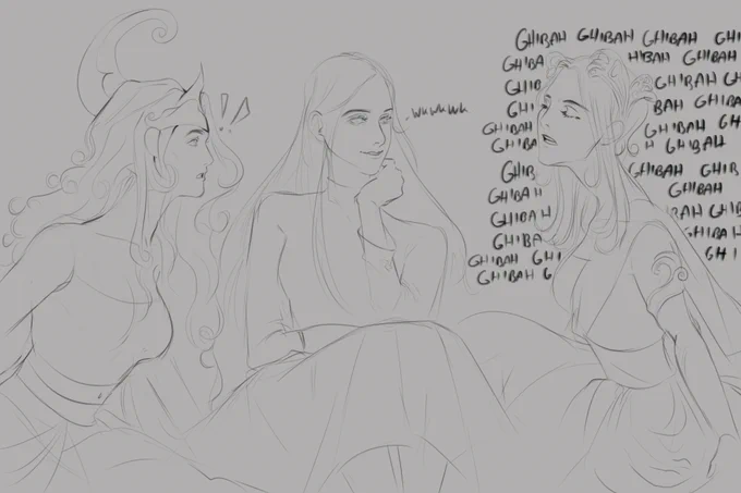 seharusnya sih discussing war plans tapi ghibah TROSSSS 