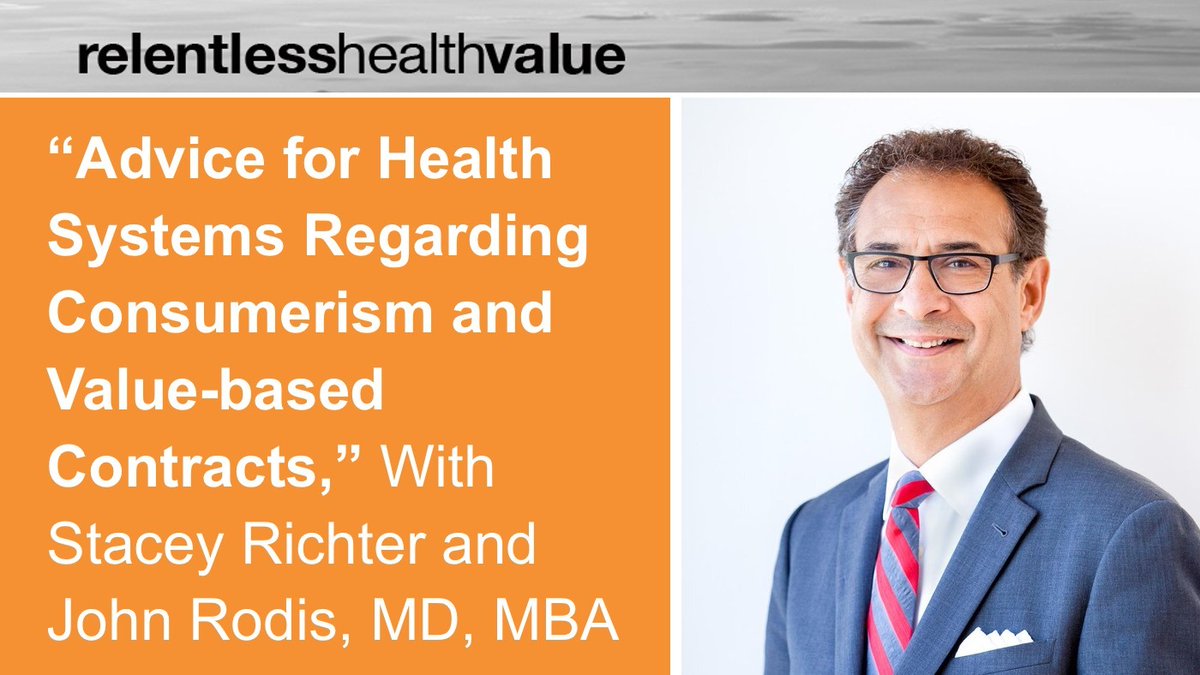 RelentlesHealth's tweet photo. Whatโs the difference in todayโs market when it comes to cost setting? John Rodis, MD, MBA, discusses #healthsystems, #consumerism, and #valuebasedcontracts on our #healthcarepodcast. #healthcare #podcast #digitalhealth #vbc #valuebasedcare
https://t.co/FnaWKB8KND https://t.co/shqXQyyY5P