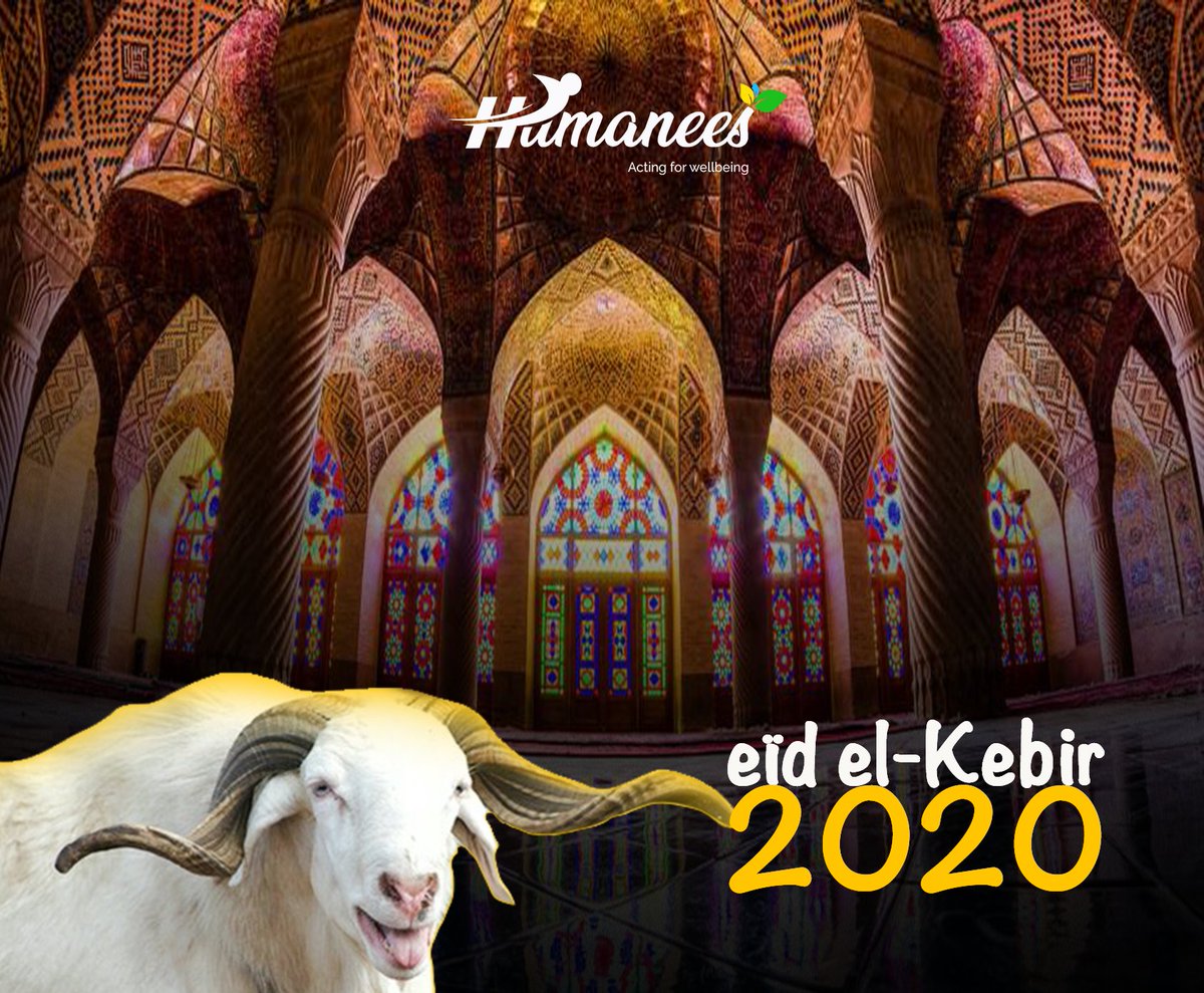 humaneesCMR's tweet photo. AÏD EL KEBIR
Humanees vous souhaite une bonne Fête de #TABASKY.🙏🏻🧎🏻‍♂️
#AidElKebir
#Humanees
#Digital4Action
#Acting4Wellbeing

@joberken @M_AlmeidaAraujo @arielbichere @LE_MECQUOIS @LesMusulmans @hafja @mbenjumafany @Minjec00237 @pnv_cameroun @jcicameroun https://t.co/xr8yZy1bPF
