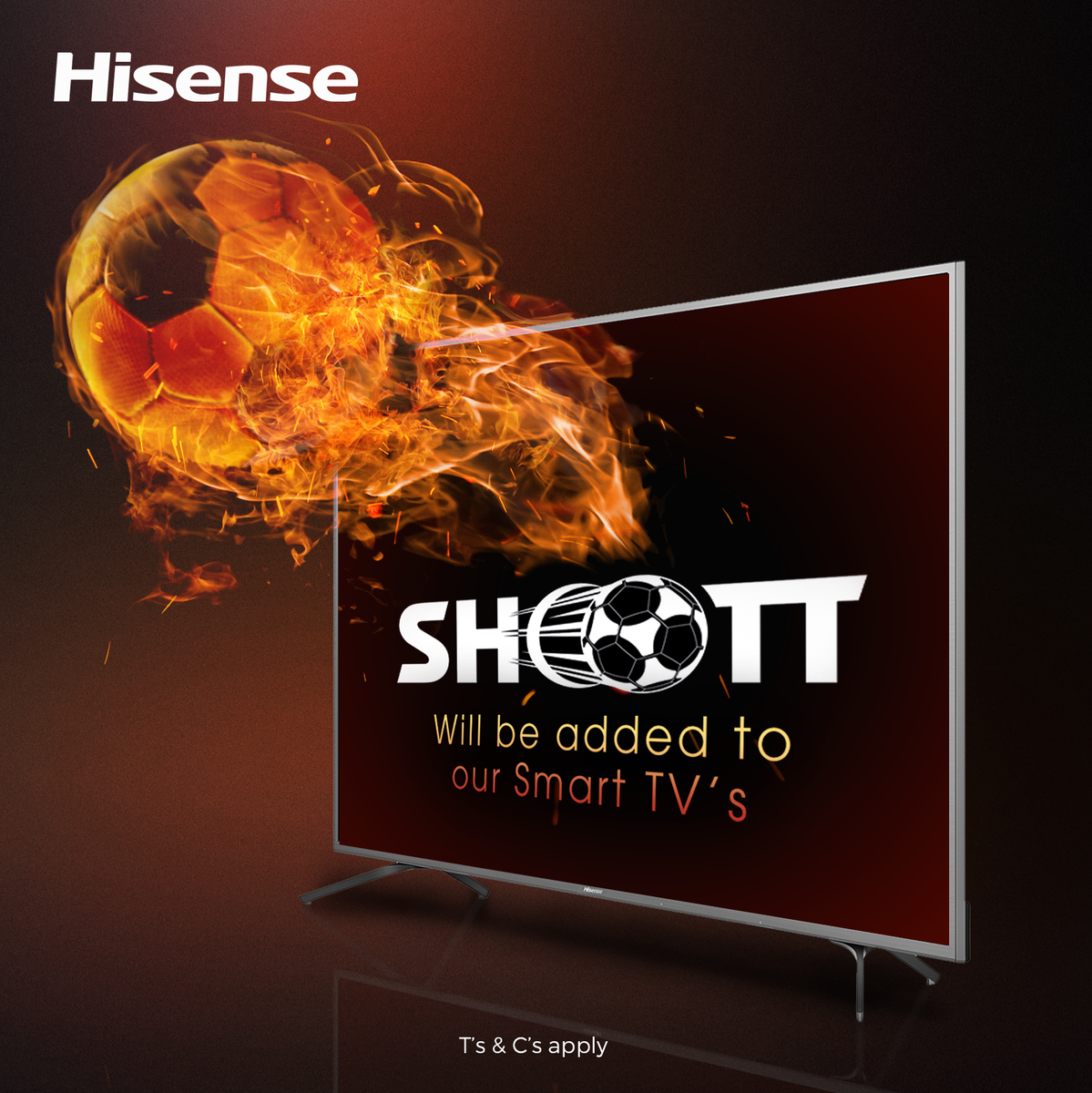 HisenseSA's tweet photo. We bring you high-quality sports content with the Shoott app on our VIDAA Smart TVs.
View the full article here https://t.co/UGXmNmI8qe T's & C's apply. #HisenseSA #Shoott #VIDAA #SmartTV https://t.co/pHbhnkfCxf