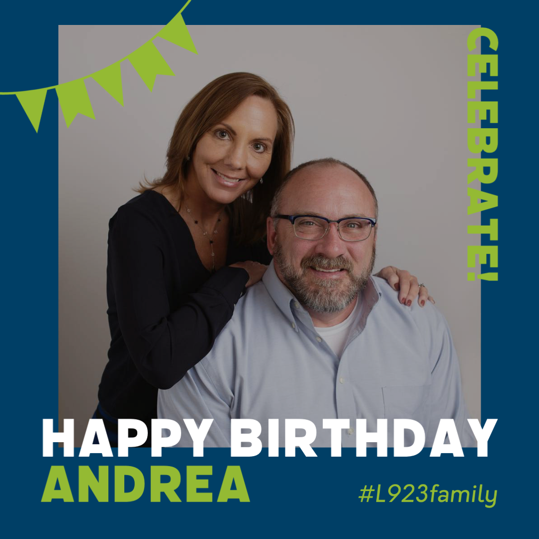 L923Ministries's tweet photo. Today is extra special because we are celebrating Andrea today! We are so grateful for you and all you do for the L923 family and our partner ministries. Have a blessed and happy birthday! #celebrateyou #birthdayshoutout #gratefulforyou #thankyouforallyoudo #L923family https://t.co/rudePKGuRj