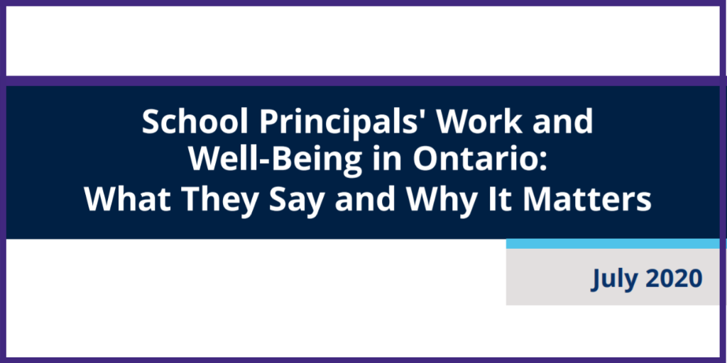 DrKatinaPollock's tweet photo. “School Principals' Work and Well-Being in Ontario: What They Say and Why It Matters” @DrFeiWang @OPCouncil @adfo 

Our full report is now available! https://t.co/5VMg4QAh3u https://t.co/o8q2U4GRTe