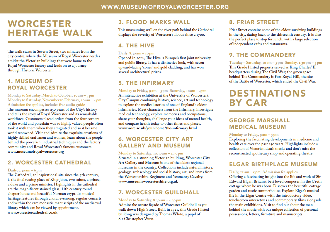 TheMoRW's tweet photo. Looking for ideas for your next day out? Why not check out Worcester's #Heritage Walk for a guide around historical areas of interest in Worcester. Download the map here https://t.co/YqRM2lf6ga @VisitWorcester #openhealthyandsafe #stayconnected #historylovers #visitworcester https://t.co/zf2nNrsOWt