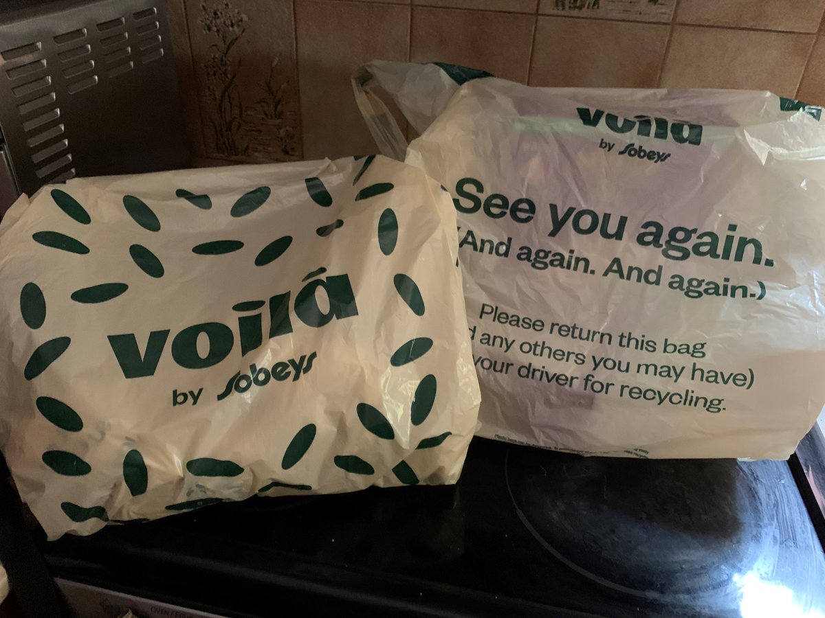 PLo101's tweet photo. Can't say enough great things regarding the new grocery delivery service #VoilabySobeys! Super easy to use site and zero substitutions! I tried them through @chickadvisor
with a discount but they are worth every penny! https://t.co/HMmxoqHfHT