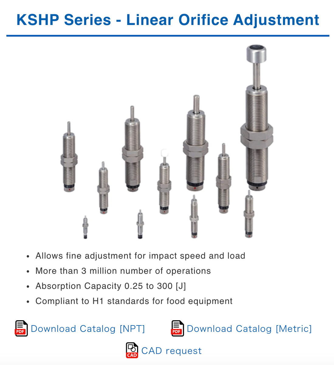 3 MILLION CYLE LIFE...that is 3x more than others. We are in Fremont CALIFORNIA....here to help you #manufacture better. #pneumatics #shocks  buff.ly/2EuIKkh