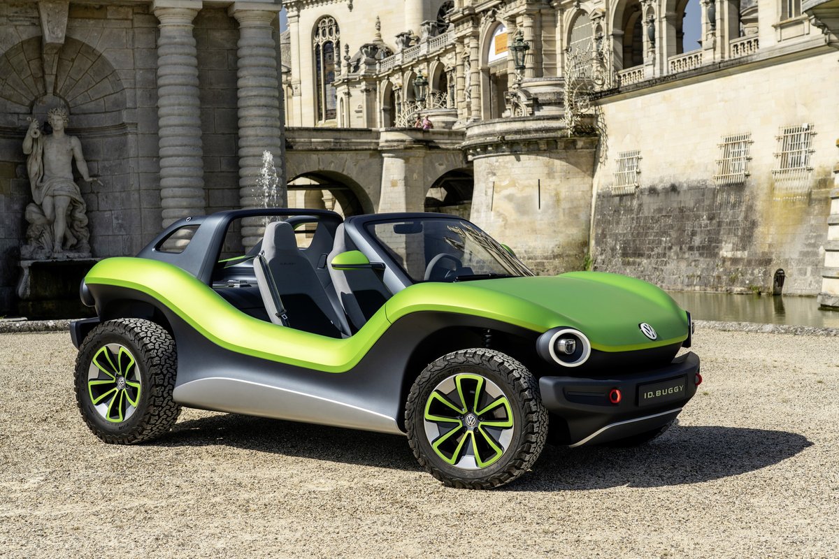 VolkswagenSA's tweet photo. The Volkswagen #IDBuggy concept is an expression of freedom &amp; a fashion statement all in one! 
Tag the +1 you'd take with on a joyride in this electric baby. ⚡ 
Stay informed about our SA electric story here - https://t.co/dtkQUhOxu9.
#notjustacar https://t.co/aVA0KUDujx