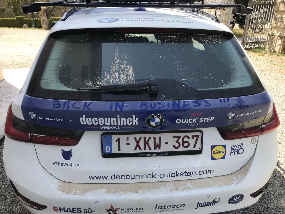 Happy to be back. Finally. #TheWolfPack #StradeBianche