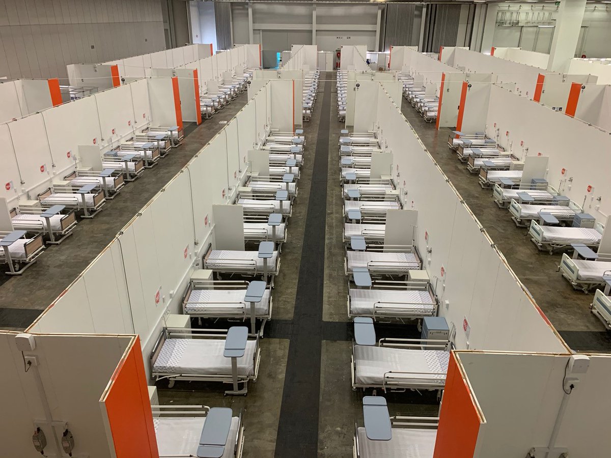 ScanDisplay's tweet photo. The Cape Town #ScanTeam did an unbelievable job of creating Africa’s largest Covid-19 temporary hospital in just two weeks. Take a look at our latest press release to see what the project involved and what a feat it was: https://t.co/F66dAoNY4Y https://t.co/tsqeUt86Y3