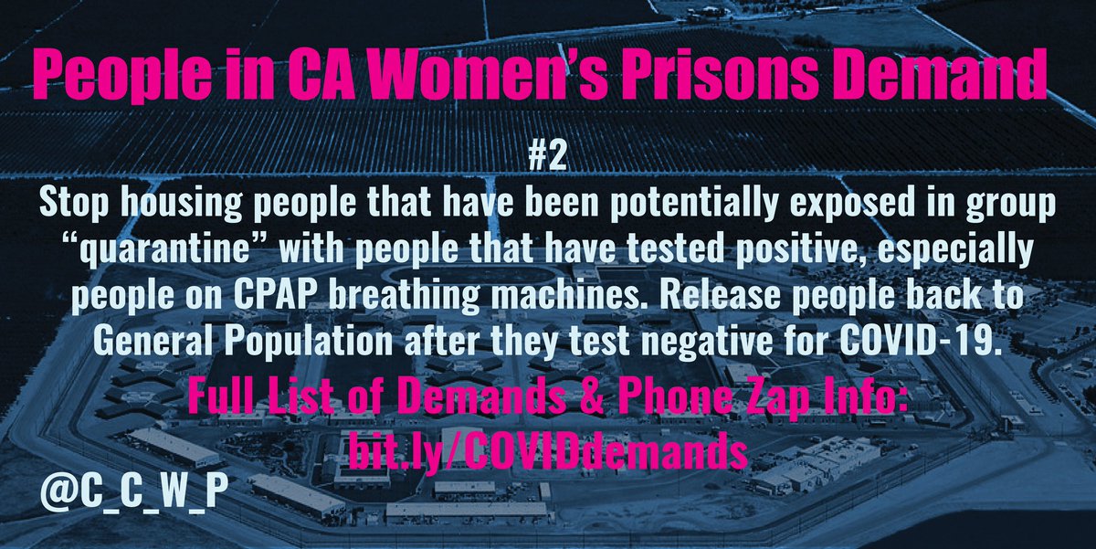 @CACorrections asks us to trust them to stop the spread of #COVID19, but incarcerated people report sharing the same showers, food trays & air-ventilation system with people who have tested positive. This is negligent & dangerous. #CDCRLies