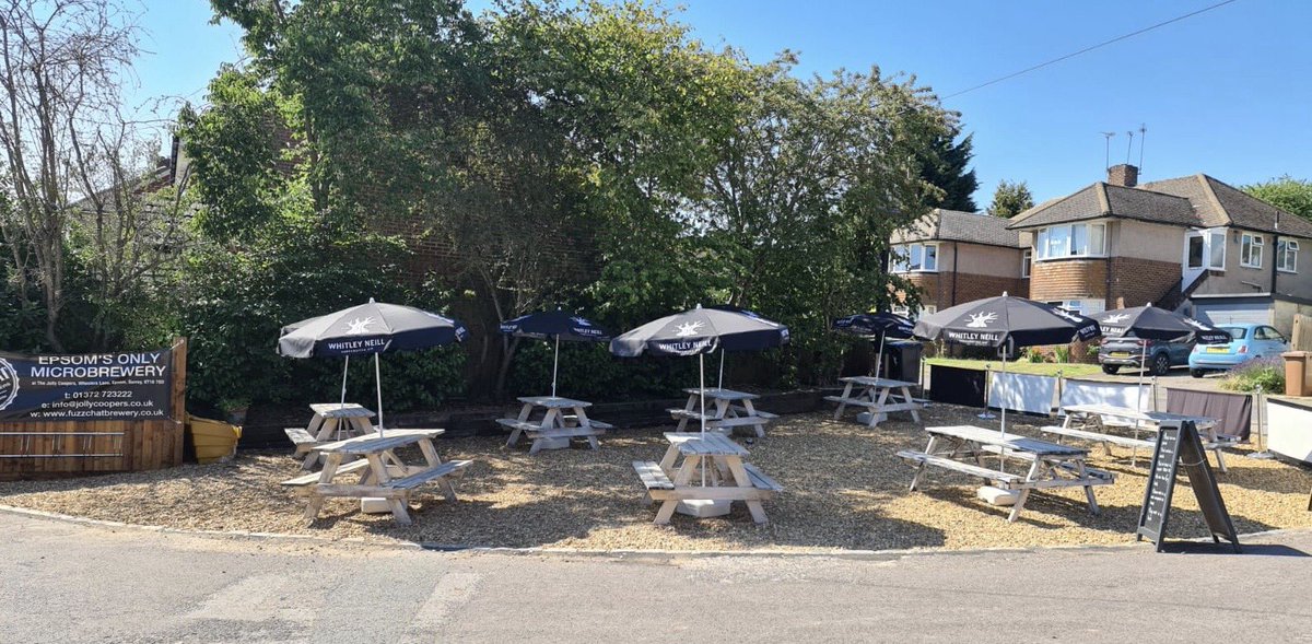 NectarMonika's tweet photo. While we were enjoying a bit of furlough holiday, the team at @Jolly_Coopers worked very hard making their pub even more amazing than it was pre lockdown. Great job Dan and the Team, no better place in Epsom for a cold pint in the sun !☀️ 🍻☀️🥂☀️🍷 https://t.co/8mUahhRsBp