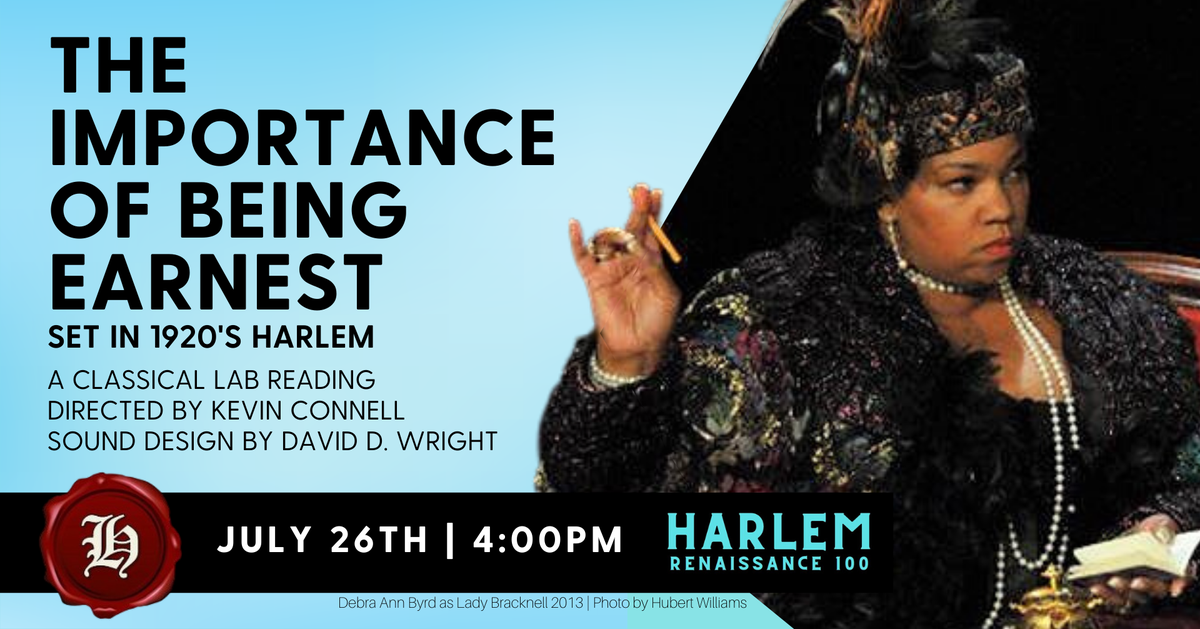 HSFest's tweet photo. Harlem Shakespeare Festival’s The Importance of Being Earnest - Set in 1920's Harlem. Enjoy! 💛https://t.co/oKQUsTTppW via @FacebookWatch https://t.co/M6oD44y7wY