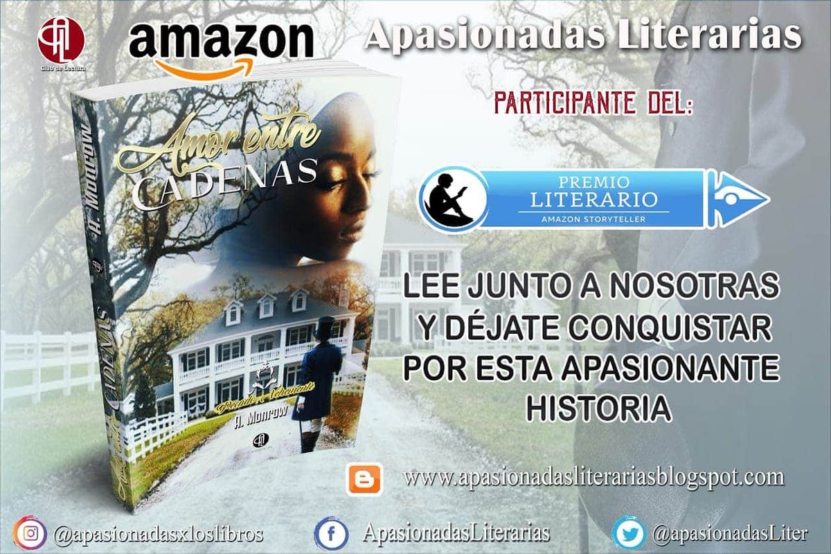 ApasionadaLiter's tweet photo. Y seguimos leyendo grandes historias  #PLA
Ahora con 
#AmorEntreCadenas
De nuestra autora amiga 
#AMonrowEscritora

¡Lee con nosotras y disfruta de una buena lectura!

https://t.co/XhJZRCVyvL. https://t.co/2R4CYj5jOw