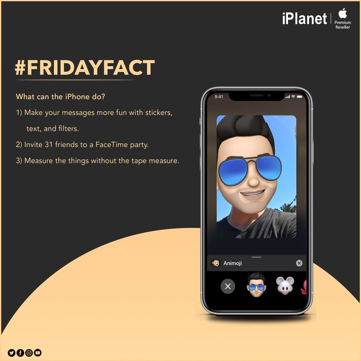 iPlanetOfficial's tweet photo. No other phone is like an iPhone. iPhone that matters.

#iPlanetStores #FridayFacts #iPhone #WhatiPhoneDo #MessageFilters #FaceTime #MeasureThings #Fun #Funover #Apple #AppleIndia https://t.co/pJ3WZbXaDj