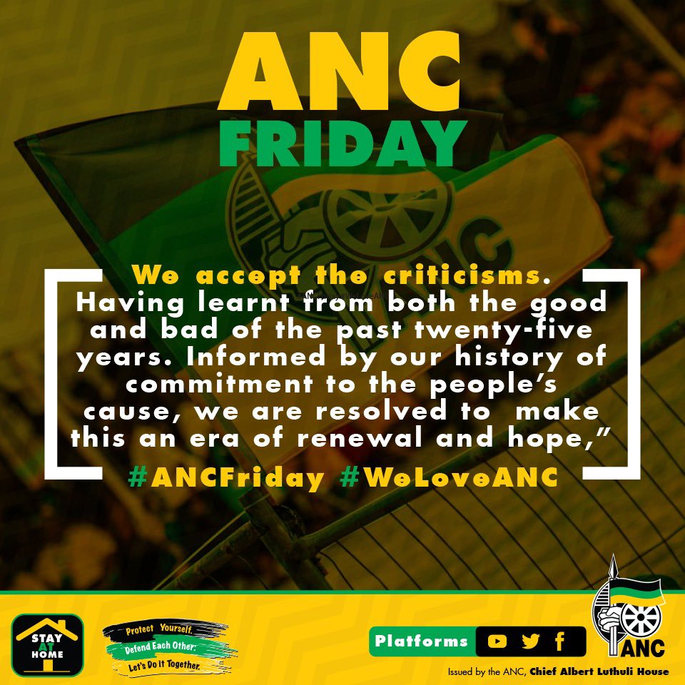 #ANCFriday #WeLoveANC