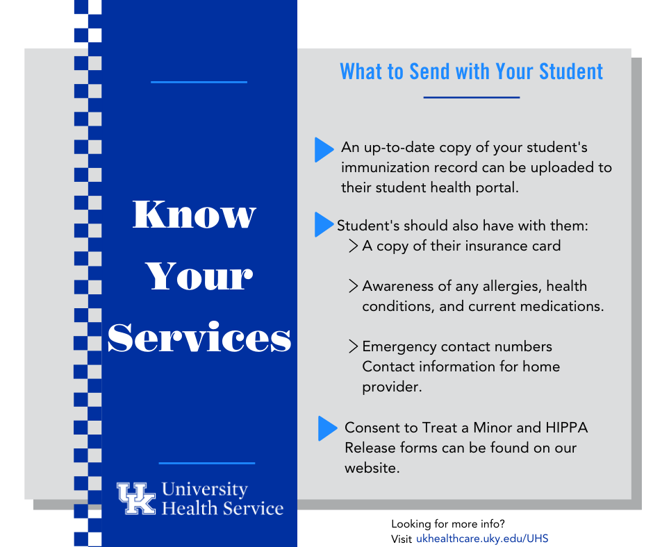 UHSPaws's tweet photo. Our final post in the #KnowYourServices series! Have questions we didn't answer? Comment below or send us a message! @UKParents @seeblueU @UKHouseResLife
➡️P.S. Make sure your student is following us & schedules their COVID-19 test! https://t.co/LTFn0qTSwQ