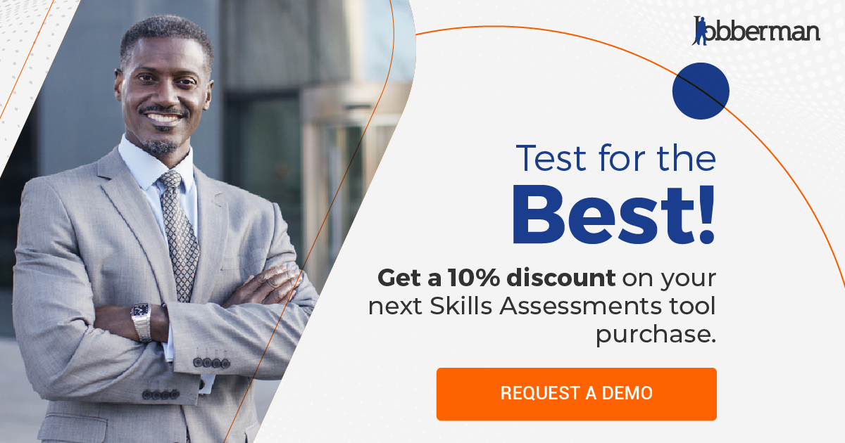 Jobbermandotcom's tweet photo. Do you find it difficult understanding the results of generic candidate assessments?
Leave us to stress about that by using the Jobberman skills assessment. You even get a 10% discount on your first order.
Request a Demo: https://t.co/jwEffaRhxz
#Testforthebest https://t.co/B8ZCmWF3Iu