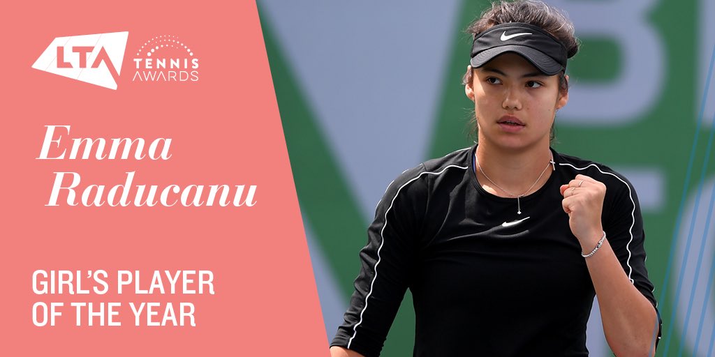 Congratulations to Emma @emmaraducanu on becoming the LTA Girls’ Player of the Year for the second year running 🏆 Fantastic achievement! 👏 <a href="/Kentlta/">Kent Tennis</a> <a href="/the_LTA/">LTA</a> #ltaawards