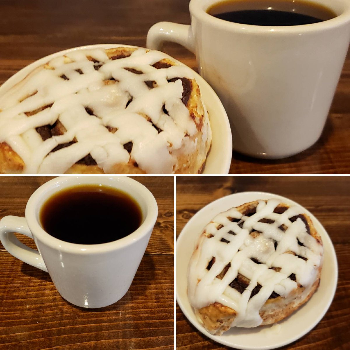 Awesome coffee and delectable cinnamon rolls,  It's going to be a great day! 

#becausecoffeeispersonal #coffeeshop #downtownroanoke #littlegreenhive #roanokelove #morningsarehard #supportlocal #roanokestrong #roanokeva