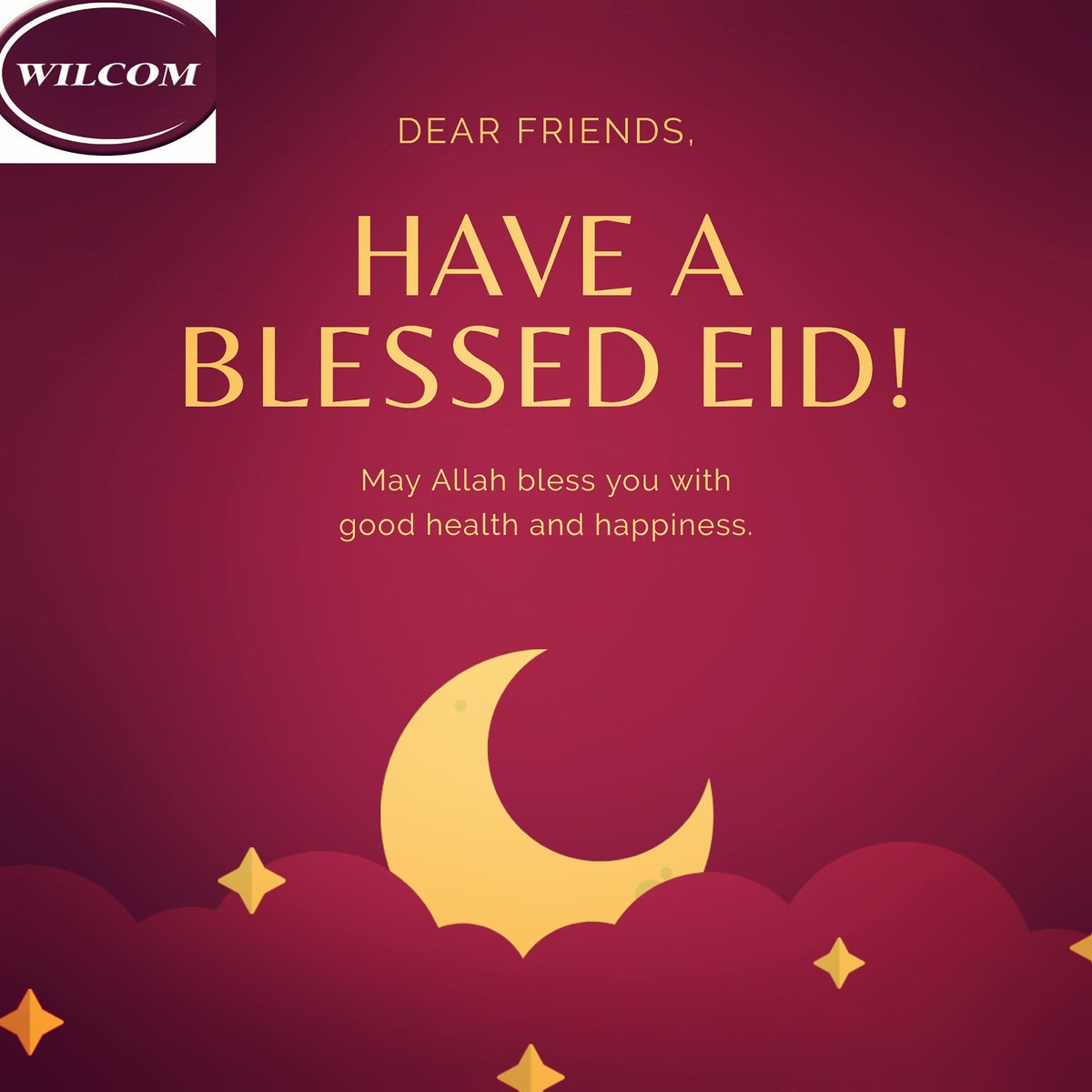 AgencyWilcom's tweet photo. Wishing all our Muslim neighbors a happy Eid ❣️ Mubarak!
Stay bless 🙌!
#wilcomAgency https://t.co/LBwhbupo0S