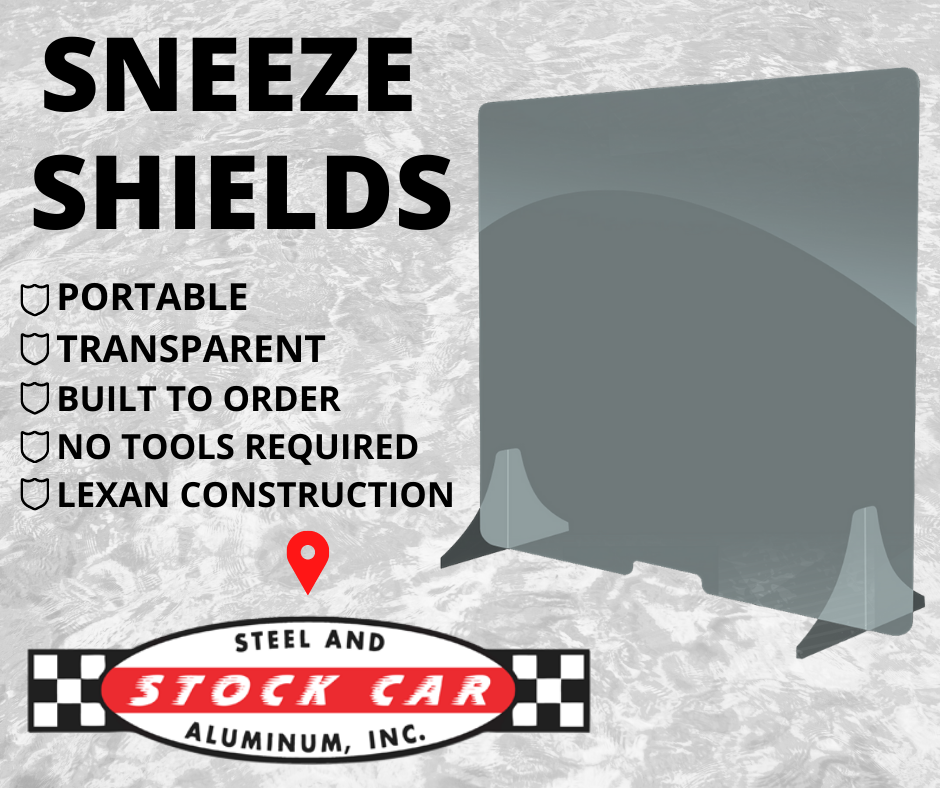 StockCarSteel's tweet photo. DID YOU KNOWโ โ โ Our Sneeze Shields give you the ability to clean every surface, leaving no germs behind! Stay protected and order yours today: 704-664-3044 or esales@stockcarsteel.com
#stockcarsteel #sneezeguards #sneezeshields #covid #covid19 #notoolsrequired #custom #safe https://t.co/2l75th0XbY