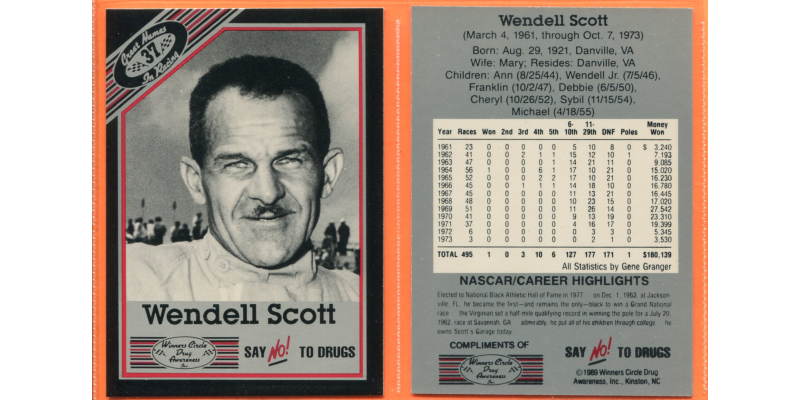 NascardRadio's tweet photo. @NASCAR 'What if' Wendell Scott had a Factory ride in the 60's! #WendellScottFoundation #GoneButNotForgotten #FirstBlackDriver #HisWinMatters #GiveWendellScottHisTrophy https://t.co/W3qtzGg7Nl