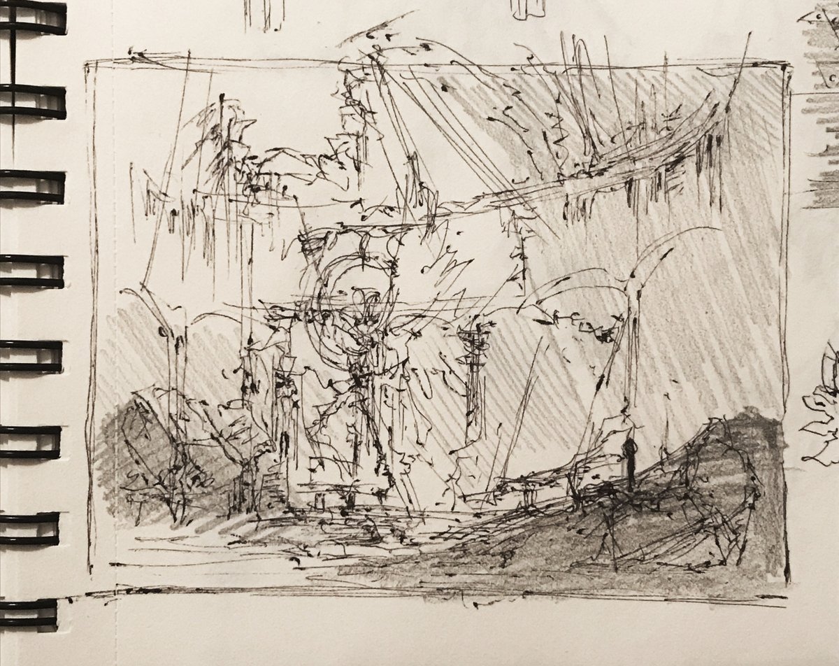 あんまり見せることはないのですが 絵を描く前にざっくりアイディア出しやイメージス 歯車ラプト イラストレーター Vtuberの漫画