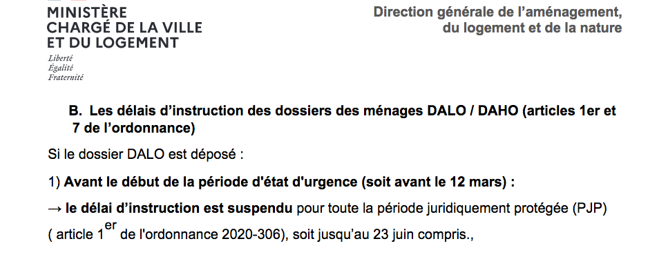 collpariscentre's tweet photo. #Rallongement #Instruction #Délais #Dossier #DALO ( #Droit au #logement #opposable) & #Covid.
Bien vérifier votre date de dépôt de dossier avec des délais d'instruction suspendus entre les 12 mars 2020 & 23 juin 2020 compris.
▶️Voir explications jointes.
https://t.co/kvxTr9KV0I https://t.co/ahNH6iGbjS