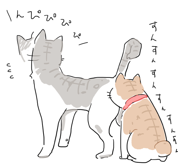 こんな状態だったので笑ってしまった(ごめん) 