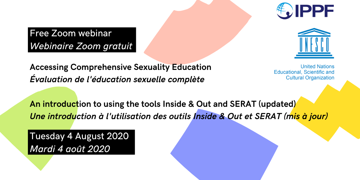 Interested in CSE? Join us on Tuesday 4 August at 1.30pm GMT for an intro to using the Inside &amp; Out and SERAT tools. We’ll have speakers from <a href="/UNESCO/">UNESCO 🏛️ #Education #Sciences #Culture 🇺🇳</a>, <a href="/PPAGGhana/">Planned Parenthood Association of Ghana (PPAG)</a> &amp; <a href="/fpasrilanka/">FPA Sri Lanka</a> – take part via Zoom → ow.ly/U61P50ANgww (password: 899171) #GUSO
