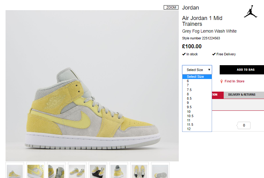 jordan 1 mid lemon wash