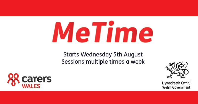 Carers Wales are delighted to announce 'Me Time', a new series of online activities for #carers to support the mental health and wellbeing of unpaid #carers across Wales

Funded by <a href="/WelshGovernment/">Welsh Government</a>, these sessions will start next week!

carersuk.org/wales/help-and…