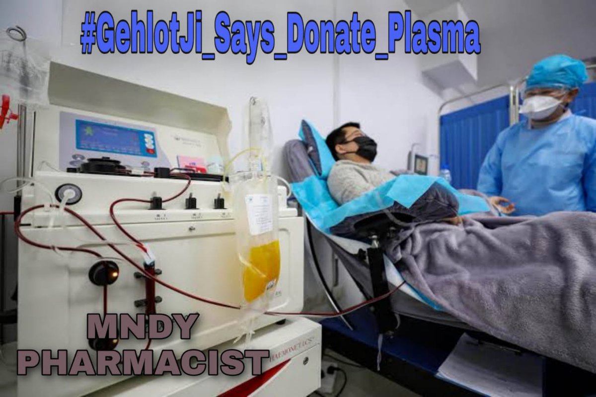 एक बोतल प्लाज्मादान, एक जीवन का दान।
#GehlotJi_Says_Donate_Plasma
<a href="/ashokgehlot51/">Ashok Gehlot</a>
<a href="/RaghusharmaINC/">Dr. Raghu Sharma</a>
<a href="/KumariRukshmani/">Rukshmanii Kumari</a>
<a href="/rohanrgupta/">Rohan Gupta</a>
@nitinagarwalpcc
<a href="/KrishnaPooniaIN/">Dr. Krishna Poonia</a>
<a href="/vinodmittal9/">VINOD MITTAL</a>
<a href="/rajcmo/">CMO Rajasthan</a>
<a href="/rajgovofficial/">Government of Rajasthan</a>
<a href="/drsanjeevrajp4/">Dr Sanjeevv Rajpurohit</a>
<a href="/Rpcc_ITcell/">INC RPCC IT CELL</a>