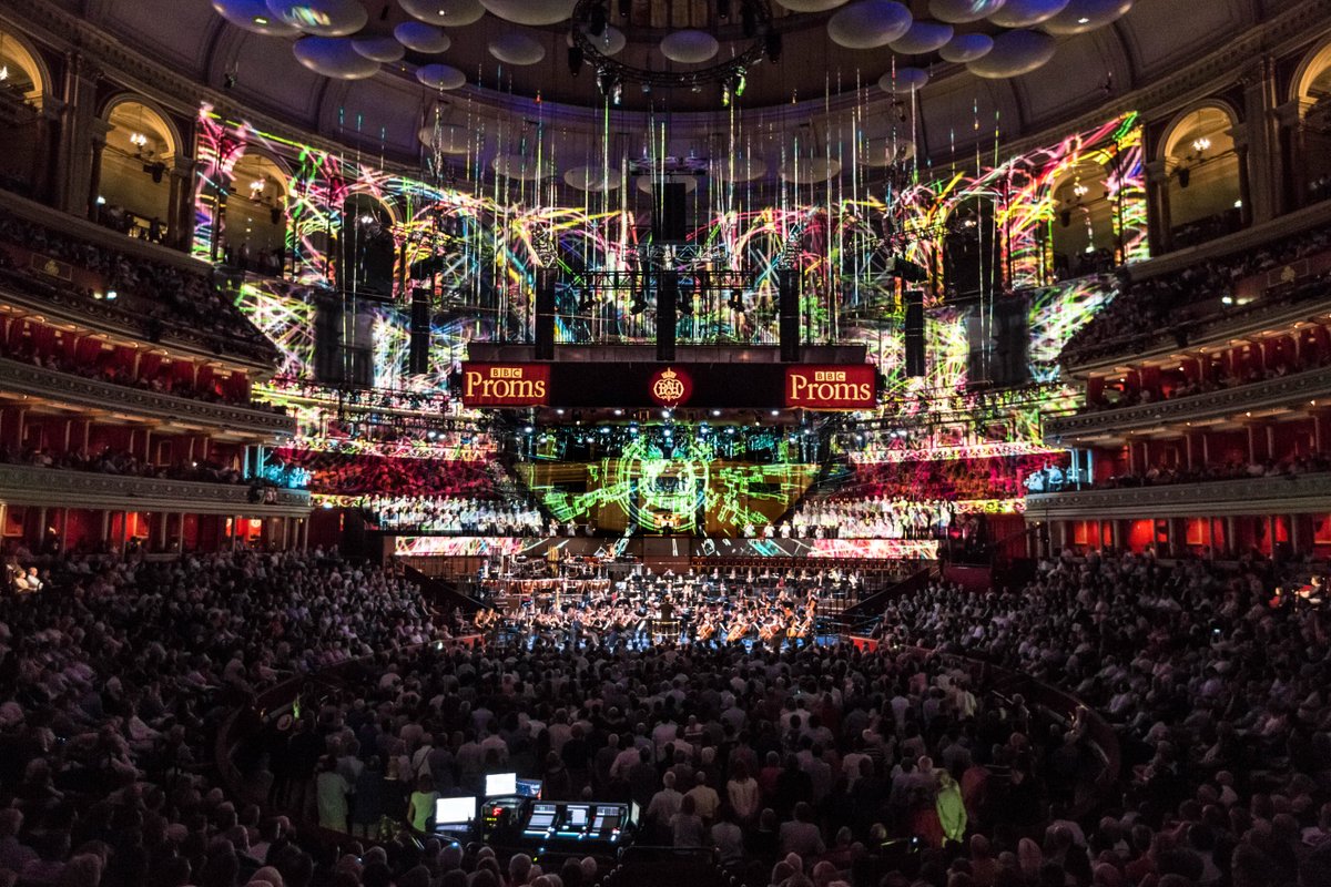 BBCSO's tweet photo. As part of @GramophoneMag Orchestra of the Year Festival, watch our 2018 @BBCProms performance with @oramsa #BBCSC &amp; @NYCGB feat. Holst’s The Planets &amp; @AnnaHMeredith #FiveTelegrams with projections by @59Productions. Vote for us! 

▶️ 7pm tonight: https://t.co/7fR2R1elEg https://t.co/eA8JF2Hroy