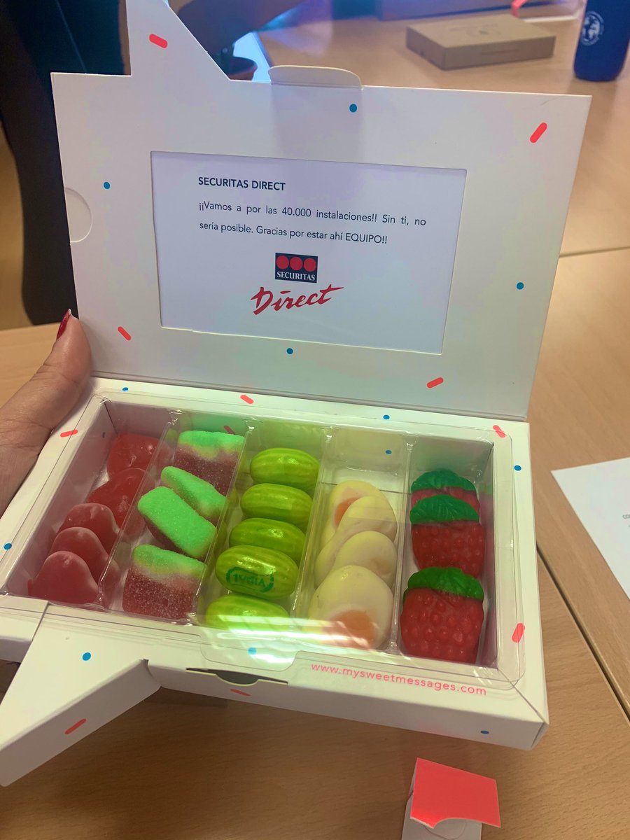 O_Olgapr's tweet photo. Con algo dulce, un cierre sienta mucho mejor! GRACIAS 😋 #securitasdirect https://t.co/9wRtC3AiWL