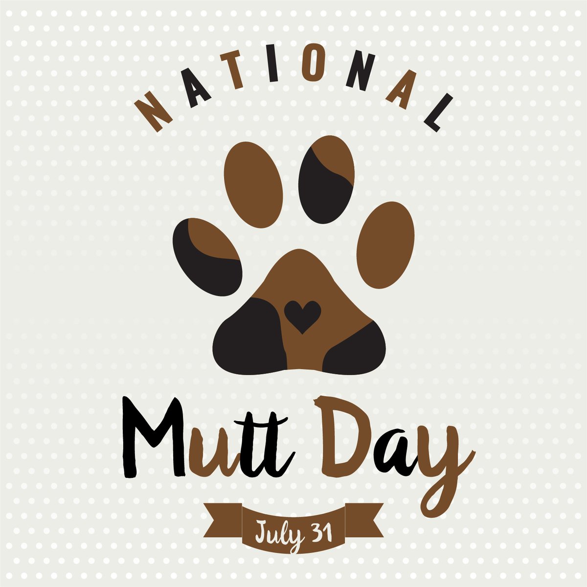 It's National Mutt Day! This special day was created to be celebrated on two dates per year, to raise awareness of the plight of mixed breed dogs in shelters around the nation, as approximately 80% of dogs in shelters are mixed breeds. #nationalmuttday #mixedbreeds