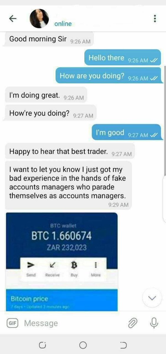 BtcDerrick's tweet photo. Thanks for the review Kate... Congrats once more....More payout to your wallet.... #bitcoin #crypto #tradermanager #forex #traderlife #bitcoinmining #payout #success #investors https://t.co/BcKEH2jfIm