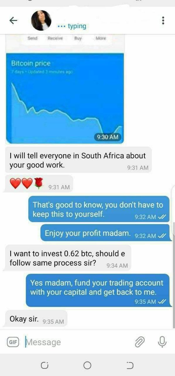 BtcDerrick's tweet photo. Thanks for the review Kate... Congrats once more....More payout to your wallet.... #bitcoin #crypto #tradermanager #forex #traderlife #bitcoinmining #payout #success #investors https://t.co/BcKEH2jfIm