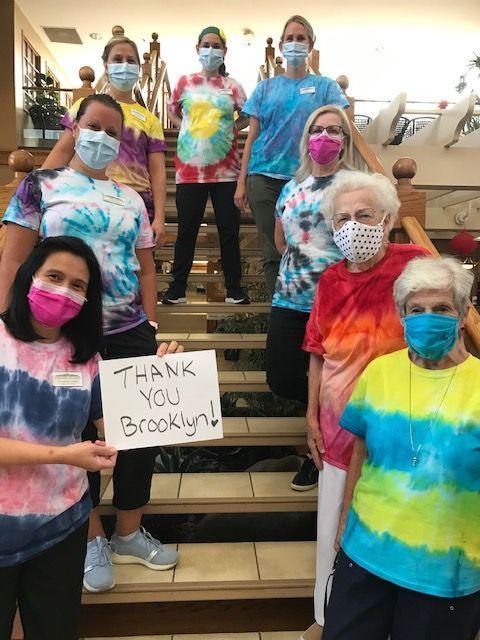Taunton_Mills's tweet image. Wednesday was Tie Dye Day throughout the Village. Thank you to Emily's daughter Brooklyn for making some amazing shirts for the Retirement Team! #ThemeDaysAreFun #maskupCanada #TauntonStrong