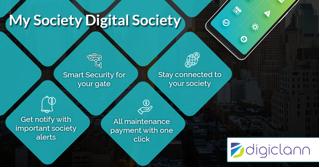 DigiClann's tweet photo. DigiClann #housing society #management system is going to digitalize your #society and will help you do things in just one window!

#societymanagementapp #securitymanagement #accountmanagement #visitormanagement #societysoftware #shivtechnolabs #knightcoders https://t.co/DPSO0DOeK3