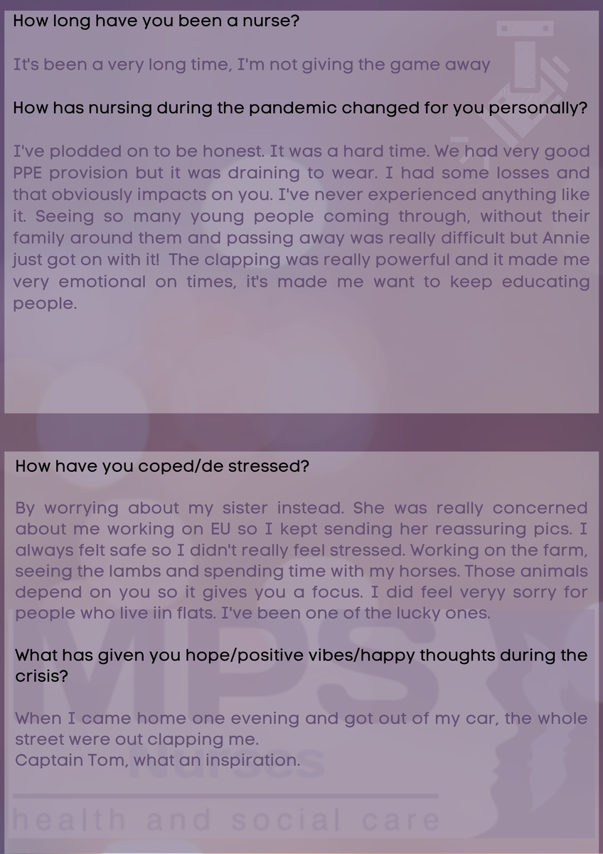 MPSHealthcare's tweet photo. Time to shine the light on another of our incredible nurses in our 'Spotlight Series'.
Today the spotlight is on Annie 💜
Enjoy reading her experiences &amp; how she has coped.
We want to say a great big thank you for everything Annie 💜

#SpotlightSeries #MPSNurses #Annie #NRecW https://t.co/c35EmpW1vy