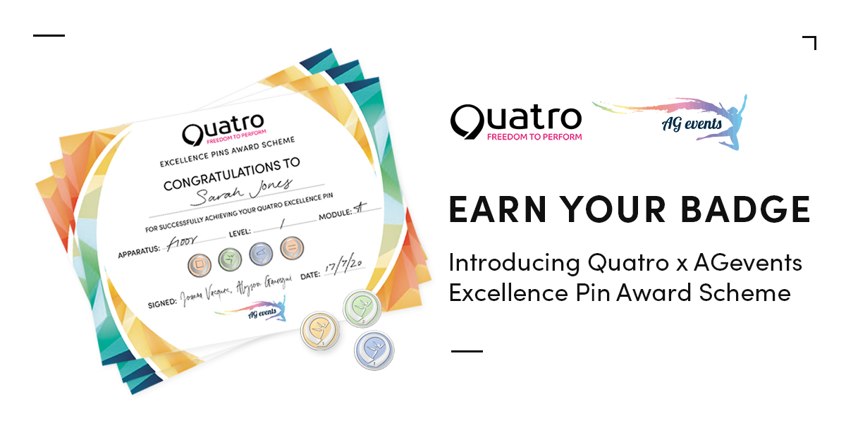 Quatrogym's tweet photo. BITESIZE awards for all gymnasts from beginners to elite  - Clubs, subscribe now  >> https://t.co/ZaxHzPjhJu @agauregui https://t.co/K4ktn5xnMK