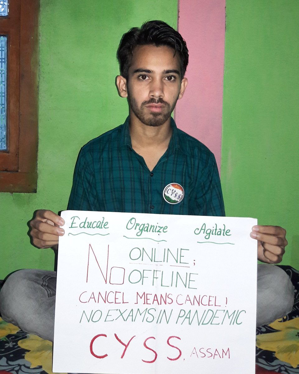 AJNAlom's tweet photo. I strongly reject UGC Guidelines
#CYSSAgainstExamsInCovid https://t.co/s6PqoXVHvZ