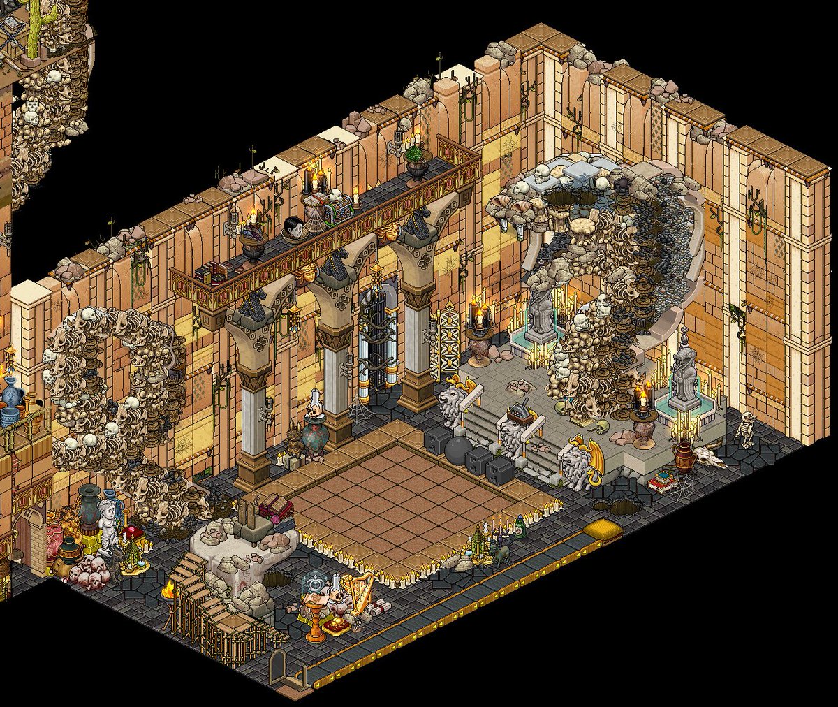 Screenshots of the individual rooms (so that it's easier to zoom in):
The Dig ☠️ > The Descent 🪙 > The Serpent 🐍