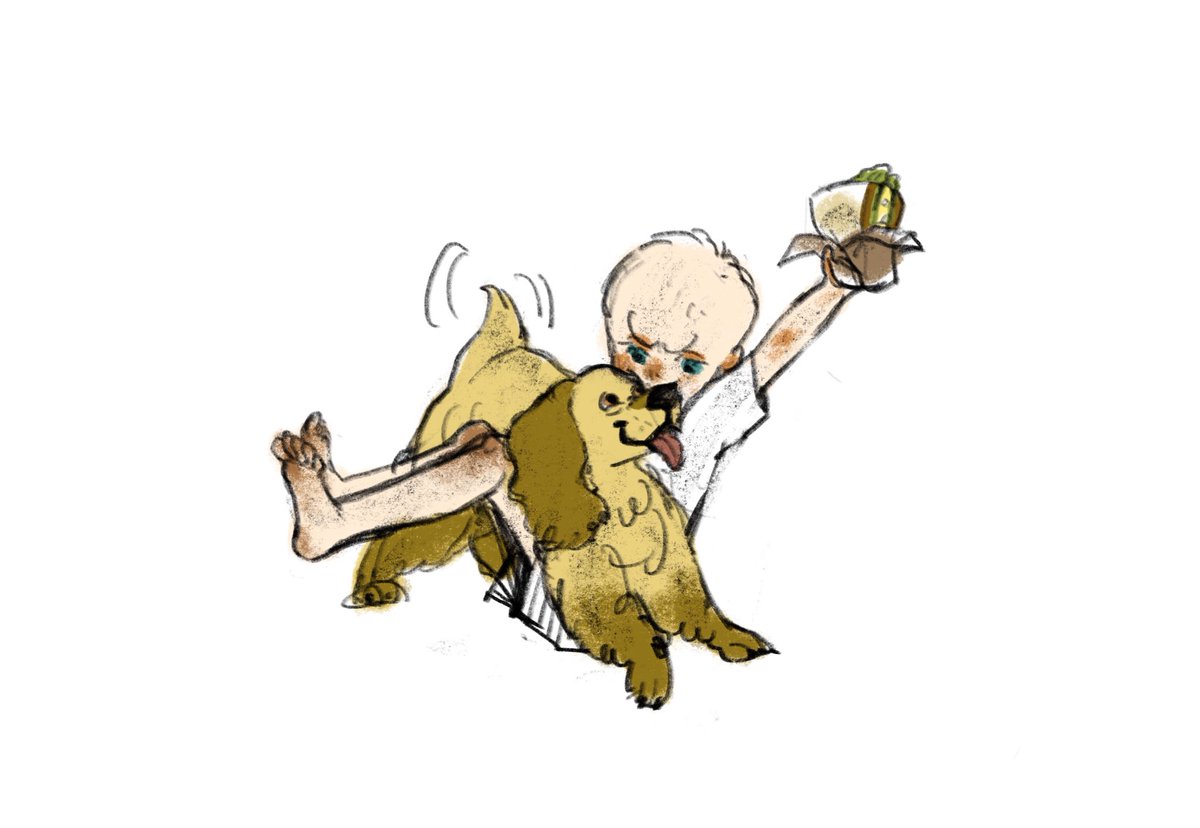 「やめろったら! 」|青井わにのイラスト