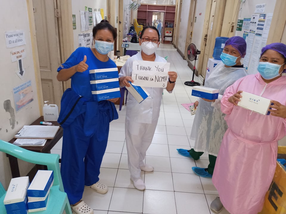 SilakboPH's tweet photo. As of our last update, we have sent ~1500 face masks to @ncmhhotline. Maraming salamat muli sa inyong #TugonSaNCMH! 💚 #phcovid #savencmh #helpfromhomeph https://t.co/2YB1E0ZtB1