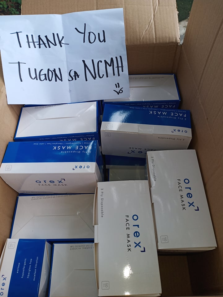 SilakboPH's tweet photo. As of our last update, we have sent ~1500 face masks to @ncmhhotline. Maraming salamat muli sa inyong #TugonSaNCMH! 💚 #phcovid #savencmh #helpfromhomeph https://t.co/2YB1E0ZtB1