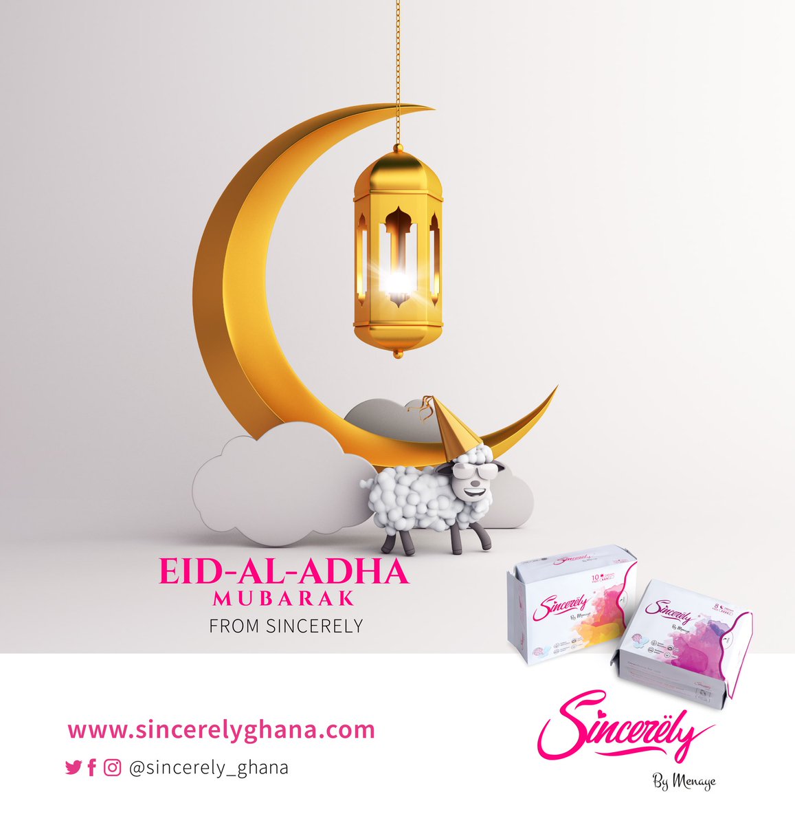 sincerely_ghana's tweet photo. This Eid, May Allah bless you with good health and happiness. Eid al-Adha Mubarak.
•
#sincerelyghana💞#eidmubarak2020 https://t.co/SajR52L83c