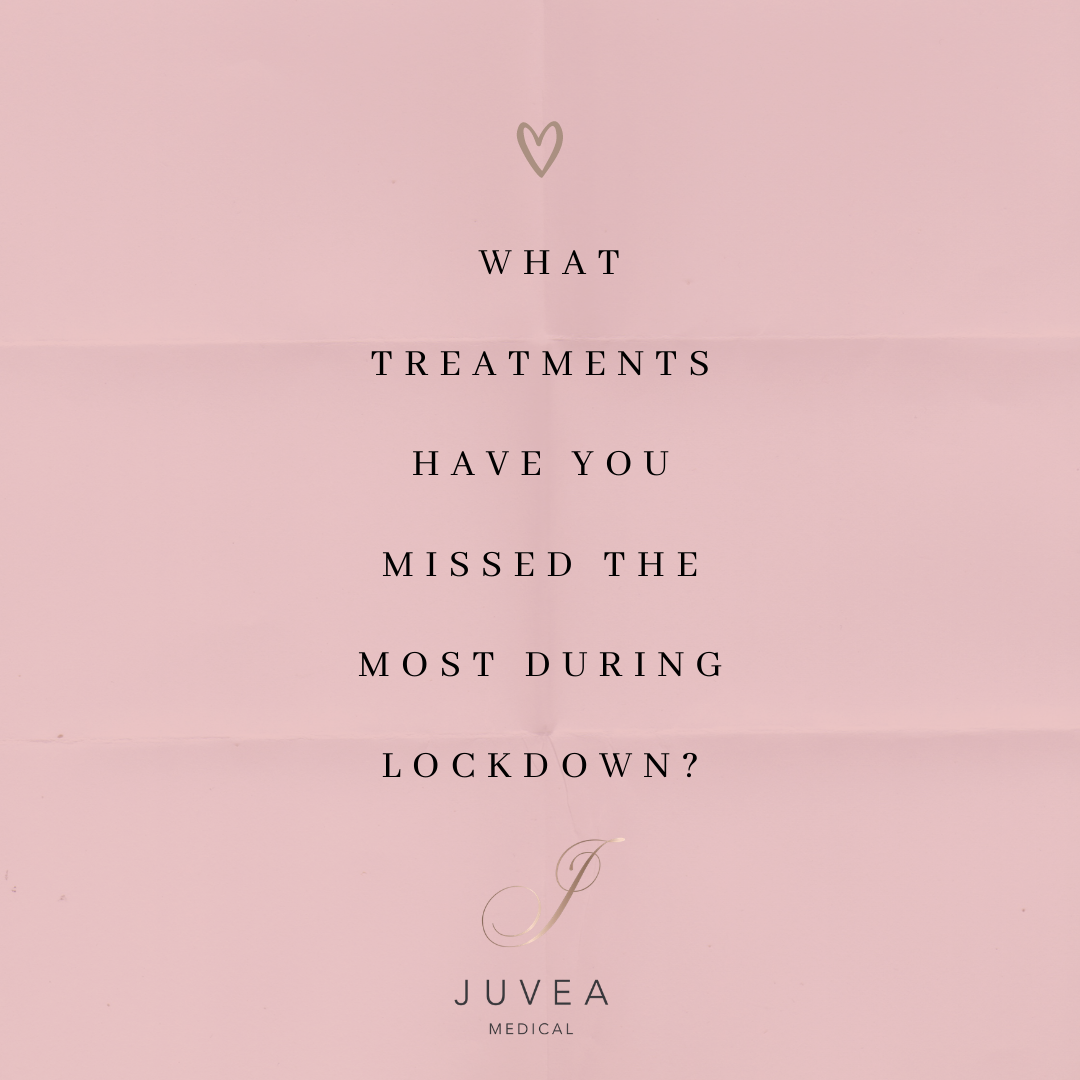 Now that we are open and have all treatments available - we want to know what treatments you have missed the most during lockdown?

Get in touch with us to get advice on how you can get back on track for the treatments you have been missing out on! 

☎️ 0207 291 4554