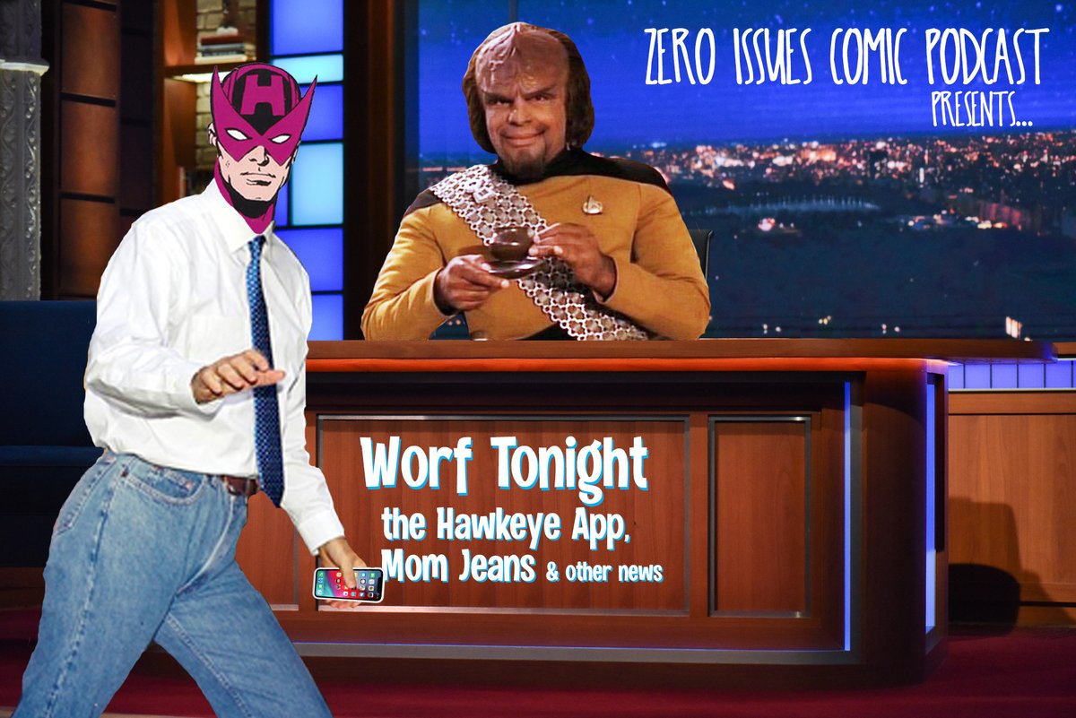 This week: NOTHIN' BUT NEWS! The Boys! Hawkeye (his show and his app)! Worf’s Talk Show! Neil Gaiman! Dynamite! Tom King &amp; Jae Lee! Zack Snyder &amp; Justice Con! New Mutants! Hellstor-- uh, Helstrom! Loeb! Liefeld! Mom Jeans! And SO MUCH MORE!!

Listen Here: zeroissues.com/2020/07/29/249…