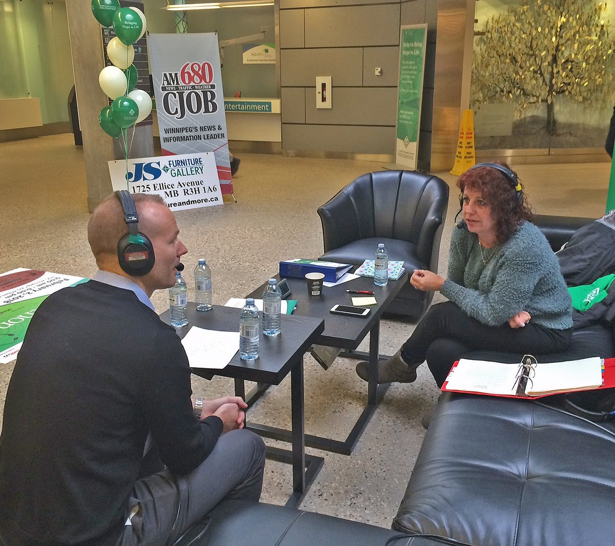 TransplantMB's tweet photo. #FlashbackFriday with Drs. Rush, Siddiqui &amp; Storsley! Always enjoy our time on the air during @HSCFoundation’s #HopeToLife radiothons. Amazing stories here at @hsc_winnipeg. #giftoflife https://t.co/152HGAW2uF
